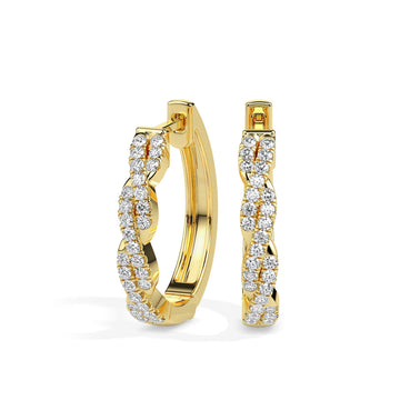 Diamond Halo Earrings