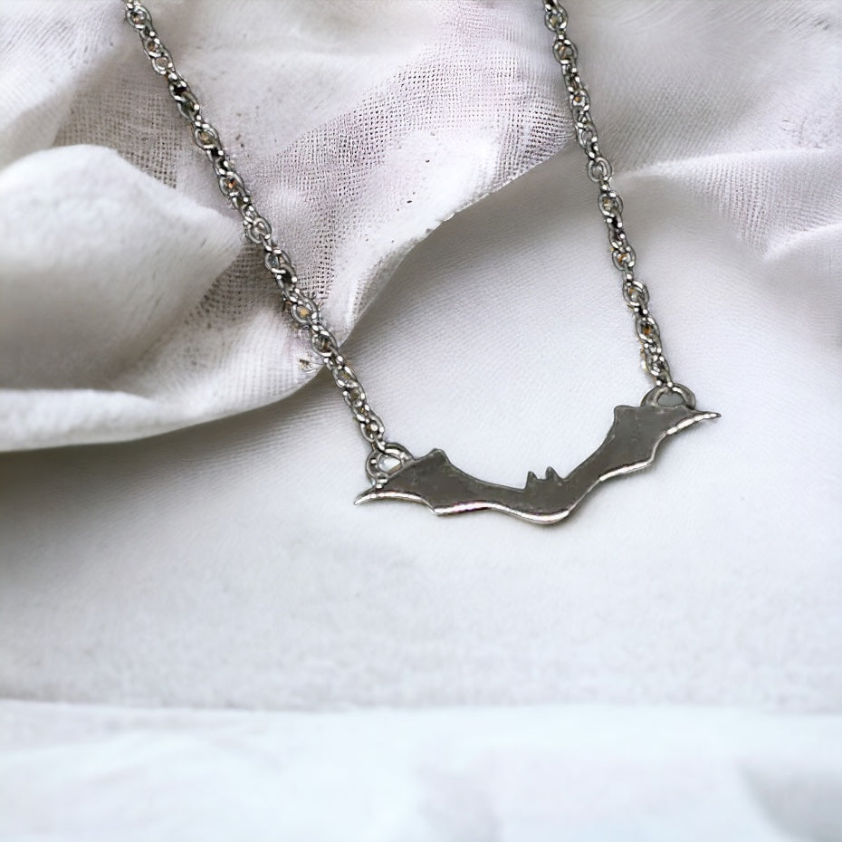 Sterling silver Batman pendant. Rare. discount