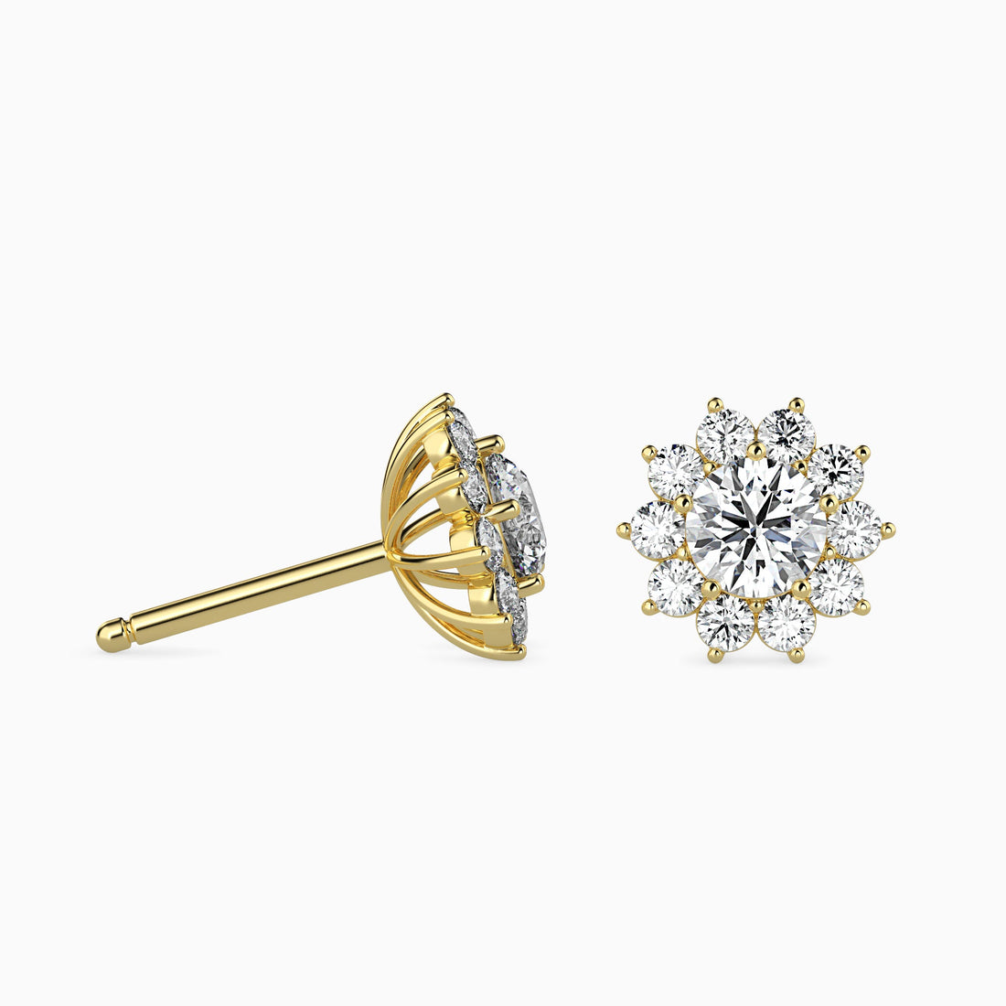 Golden Petal Earrings