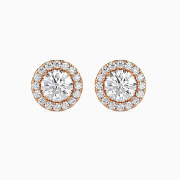 1.5 Ct Radiant Round Earrings