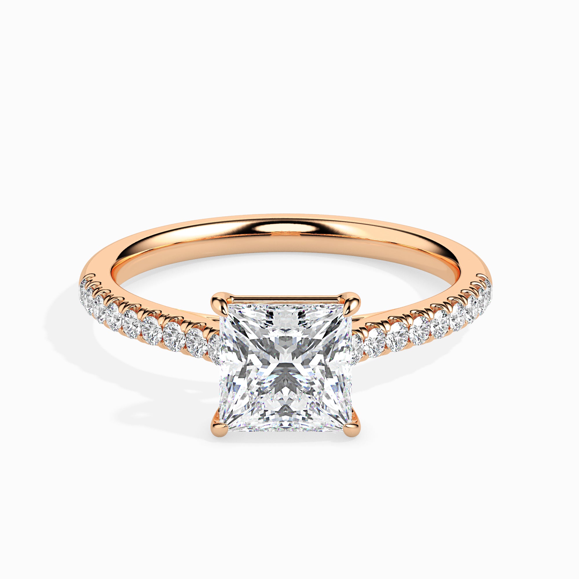 1 Ct Princess Ring