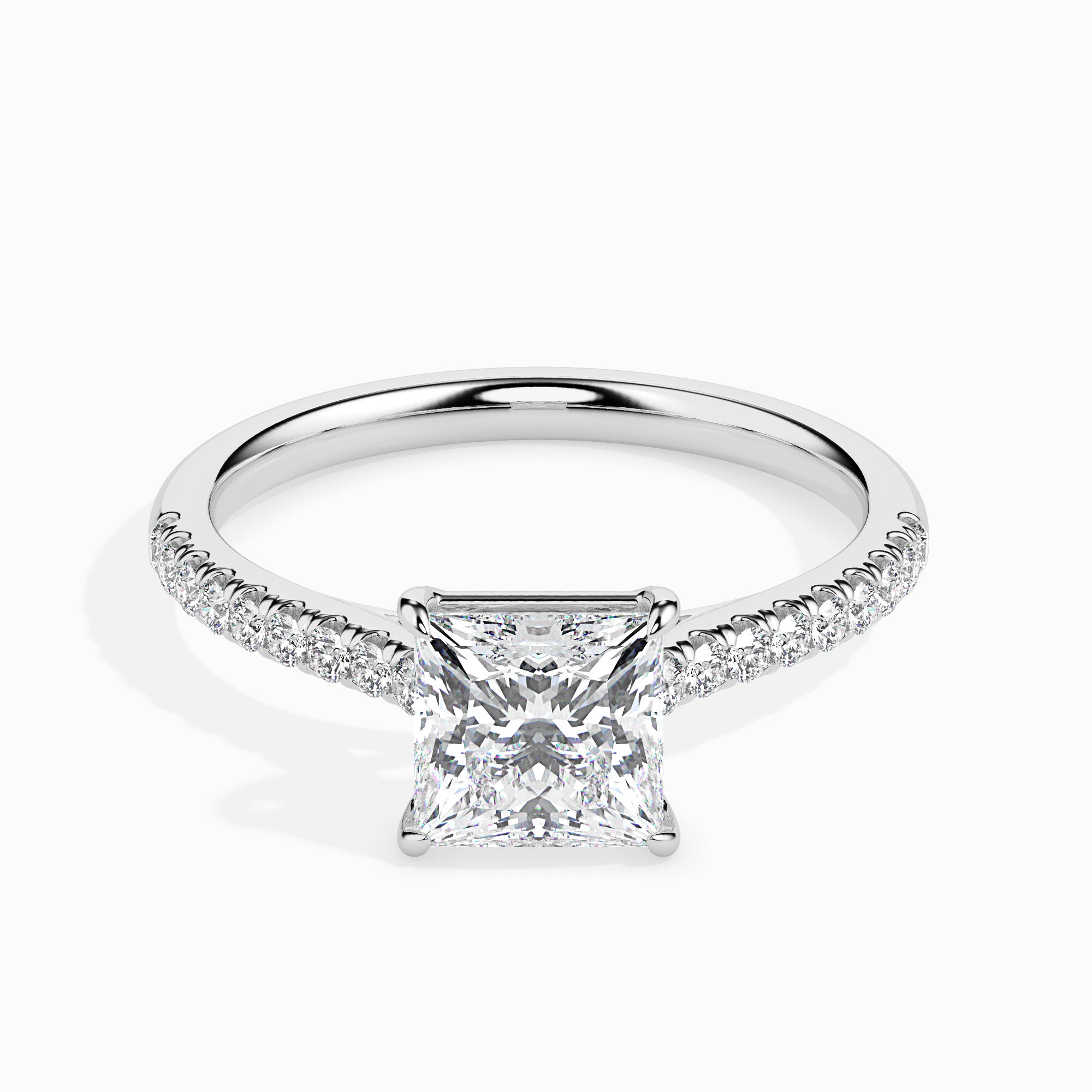 2 Ct Princess Ring