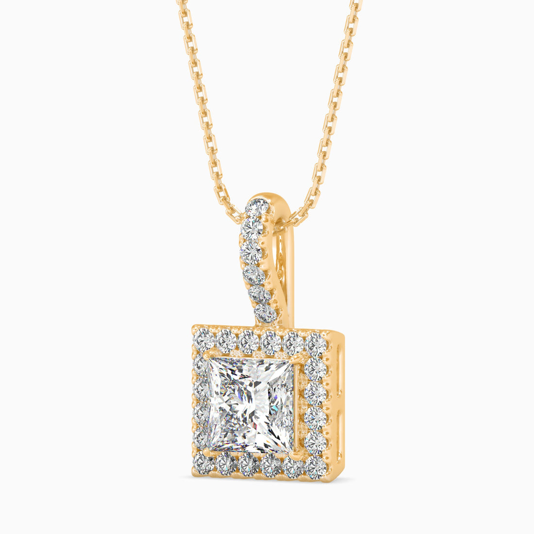 0.5 Ct Radiant Princess Pendant