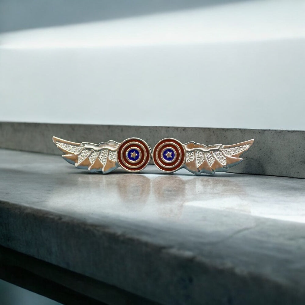 captain america earrings