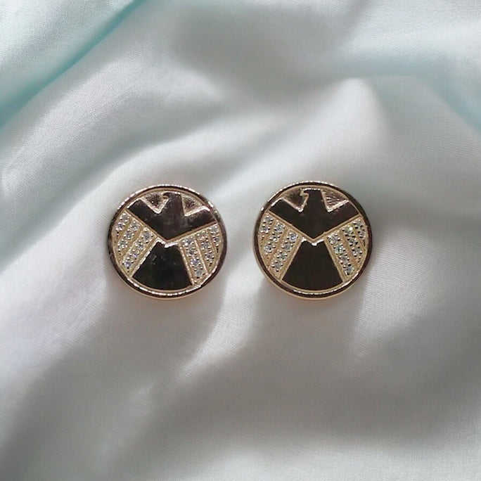 shield earrings