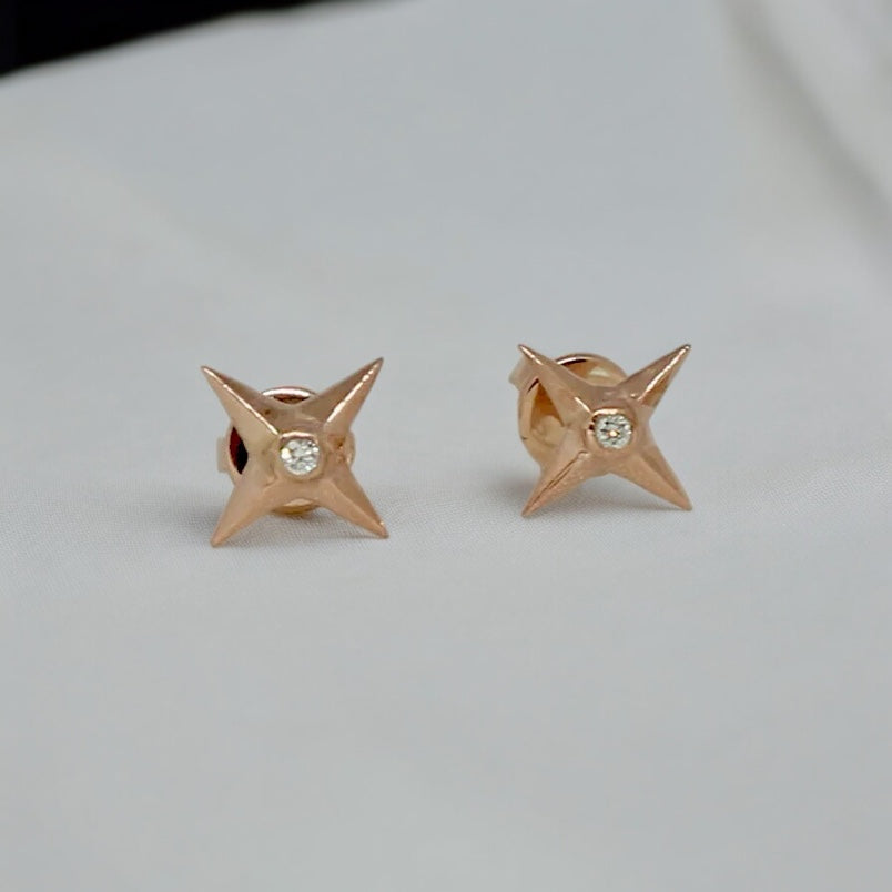 Shuriken Earrings