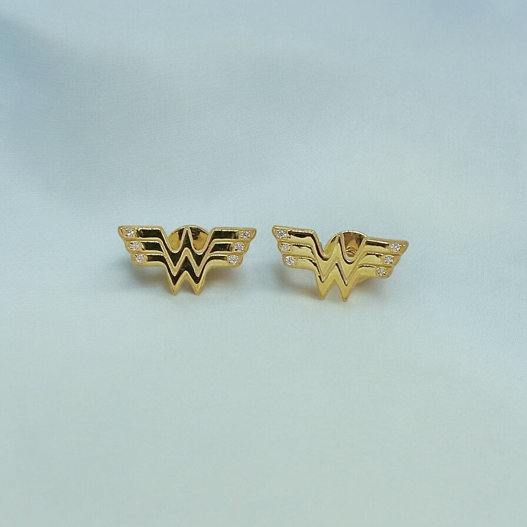 sterling silver wondar woman earring